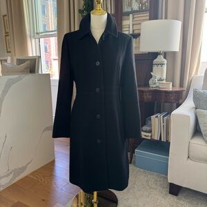 J. Crew Lady Day Coat Black 6 Thinsulate